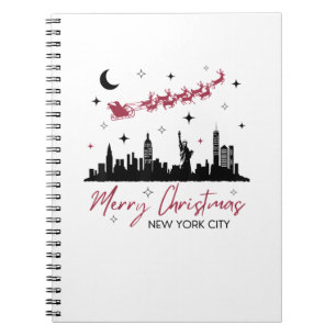 New York City Christmas Trip, Merry Christmas New  Notebook