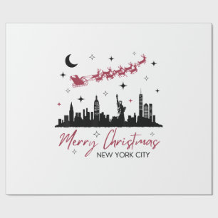 New York City Christmas Trip, Merry Christmas New  Wrapping Paper
