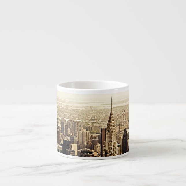 New York City - Chrysler Building Espresso Cup (Front)