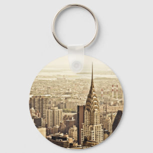 New York City - Chrysler Building Key Ring