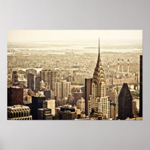 New York City - Chrysler Building Poster