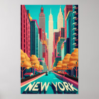 New York City, Cities of the World, Vintage style