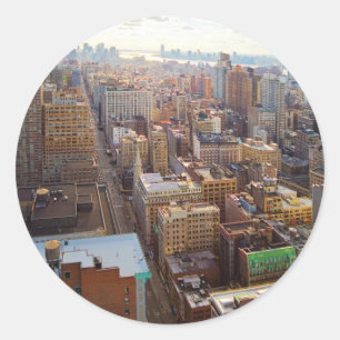 New York City Classic Round Sticker