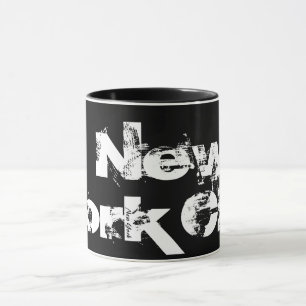 New York City - Cool Black And White Style Mug
