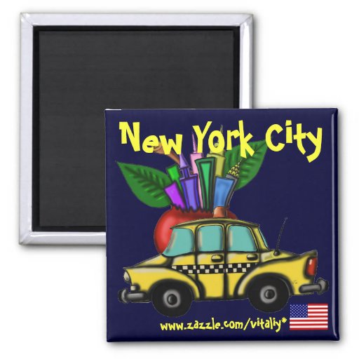 New York City cool magnet design