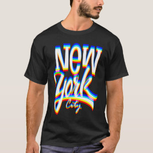 NEW YORK CITY Cool Typographic T-Shirt