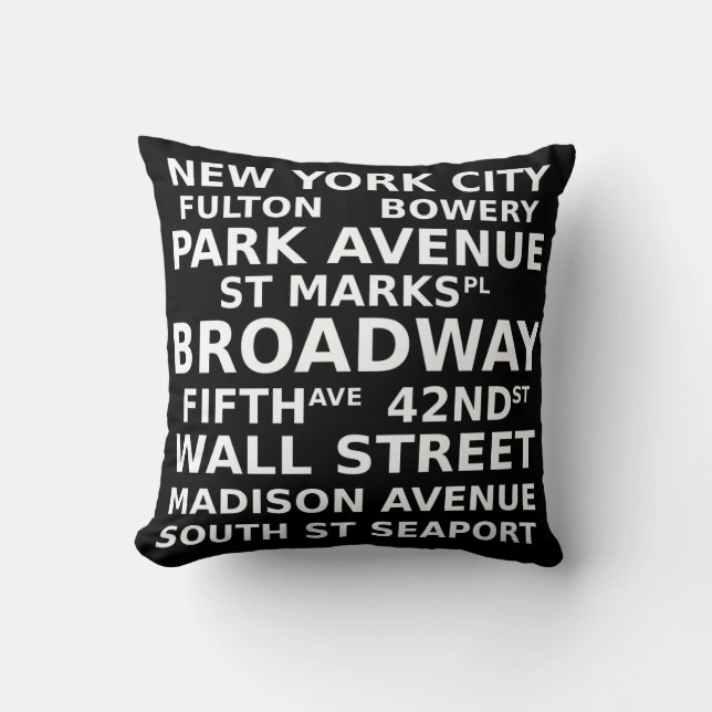 New York City Cushion (Front)