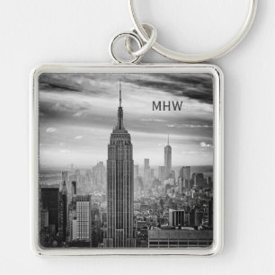 NEW YORK CITY custom monogram key chain