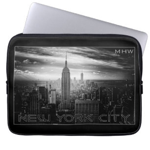 NEW YORK CITY custom monogram laptop sleeves