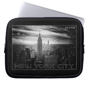 NEW YORK CITY custom monogram laptop sleeves