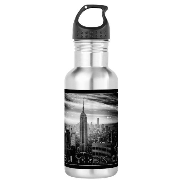 NEW YORK CITY custom name water bottles (Front)