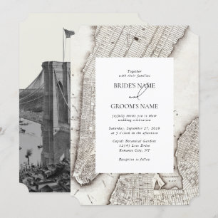 New York City Destination NYC Wedding Invitation