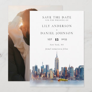 New York City Destination Photo Wedding Save The Date