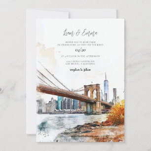 New York City Destination Wedding Invitation