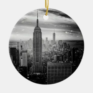 New York City Empire State Building Ceramic Tree Decoration