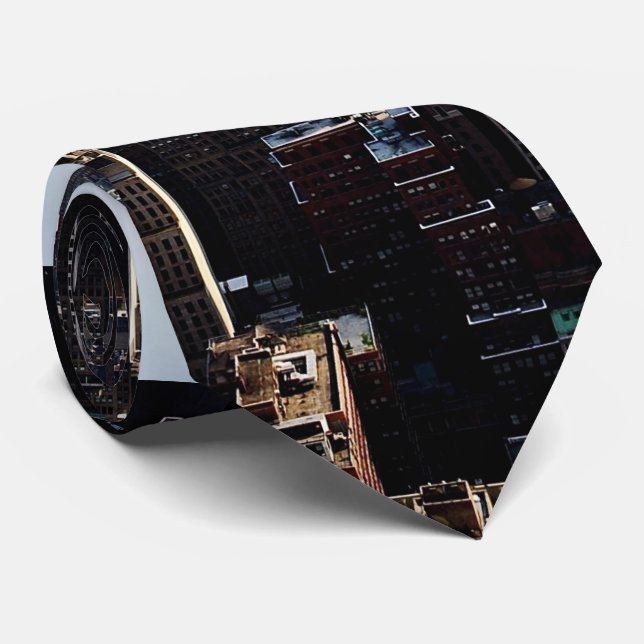 New York City empire states buidings Tie (Rolled)