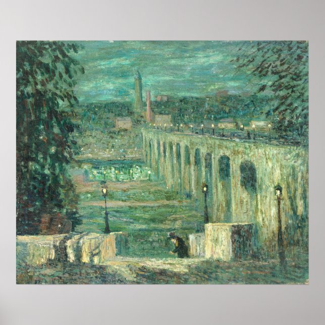 New York City - Ernest Lawson Fine Art Poster (Front)