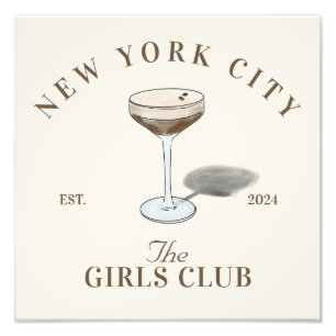 New York City Espresso Girls Club Can Cooler Photo Print