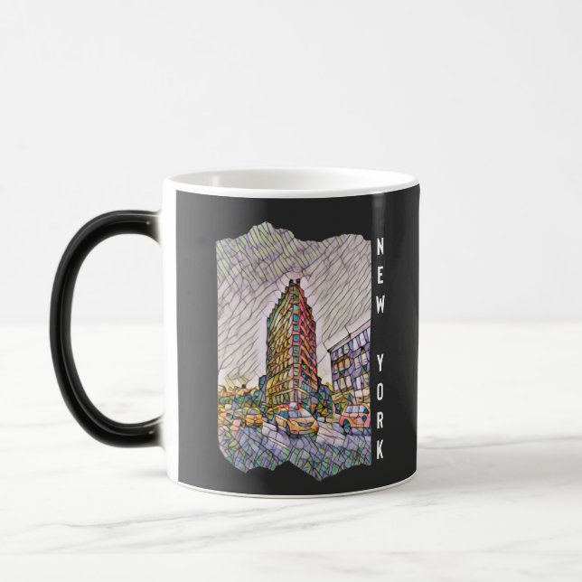 New York City Esthetic Mosaic Art    Magic Mug (Left)