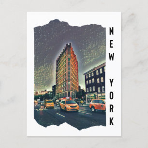 New York City Esthetic Photo Art Postcard