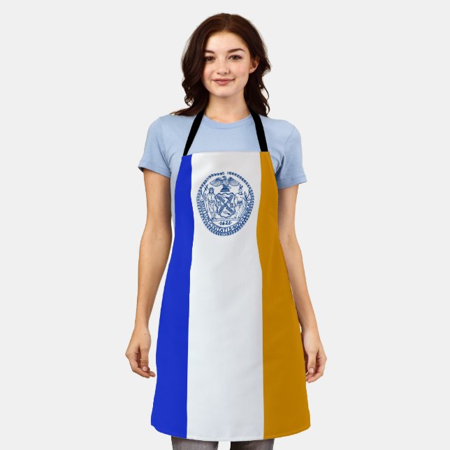 New York City flag Apron (Worn)
