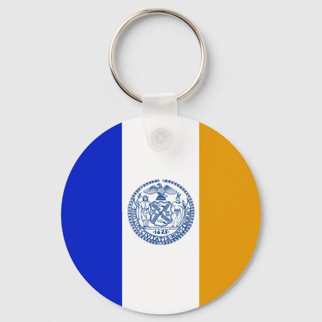 New York City flag Key Ring (Front)