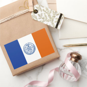 New York City flag Rectangular Sticker