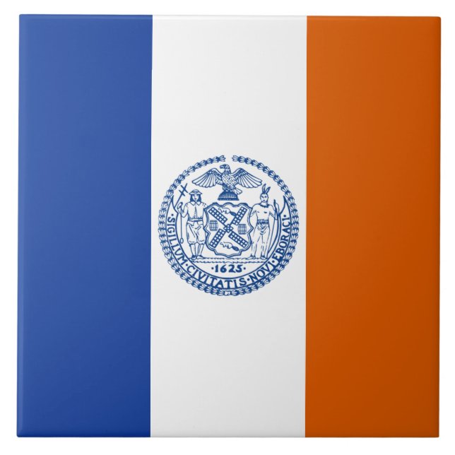 New York city flag Tile (Front)