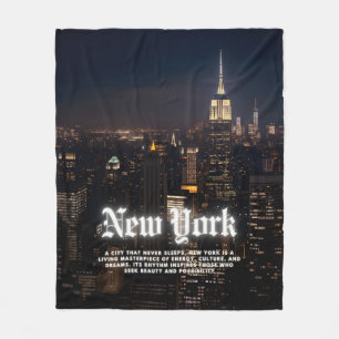 New York City  Fleece Blanket