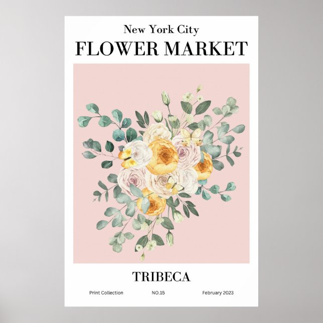 New York City Flower Market TRIBECA Poster (Front)