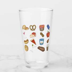New York City Foodie Iconic NYC Foods Glass