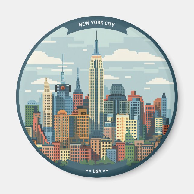 New York City Fridge Magnet (Front)
