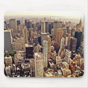 New York City From Above Mouse Mat