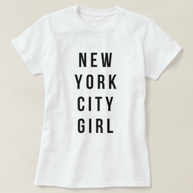 New York City Girl T-Shirt (Design Front)