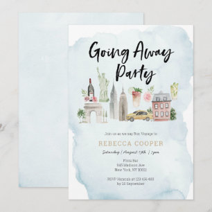 New York City Going away Party invitation
