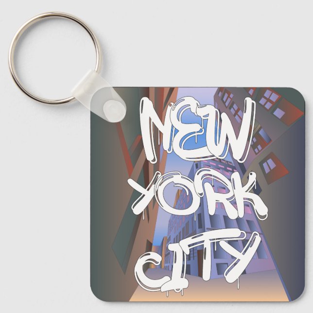 New York City Graffiti Keychain (Front)