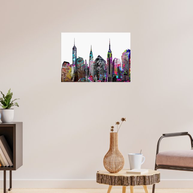 New York City graffiti Poster (Living Room 3)
