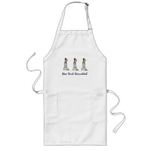 New York City Hanukkah NYC Jewish Holiday Gelt Long Apron