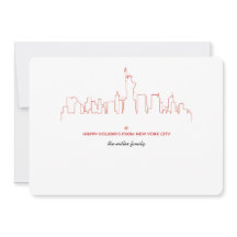 New York City Holiday Skyline