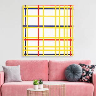 New York City I Piet Mondrian Canvas Print