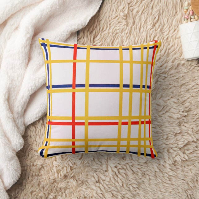 New York City I | Piet Mondrian | Cushion (Blanket)