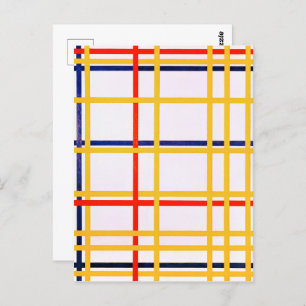 New York City I Piet Mondrian Postcard