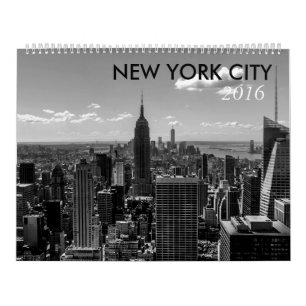 New York City Iconic Black and White Photos Calendar