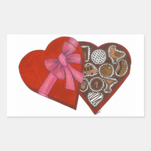 New York City Icons NYC Valentine Valentines Day Rectangular Sticker