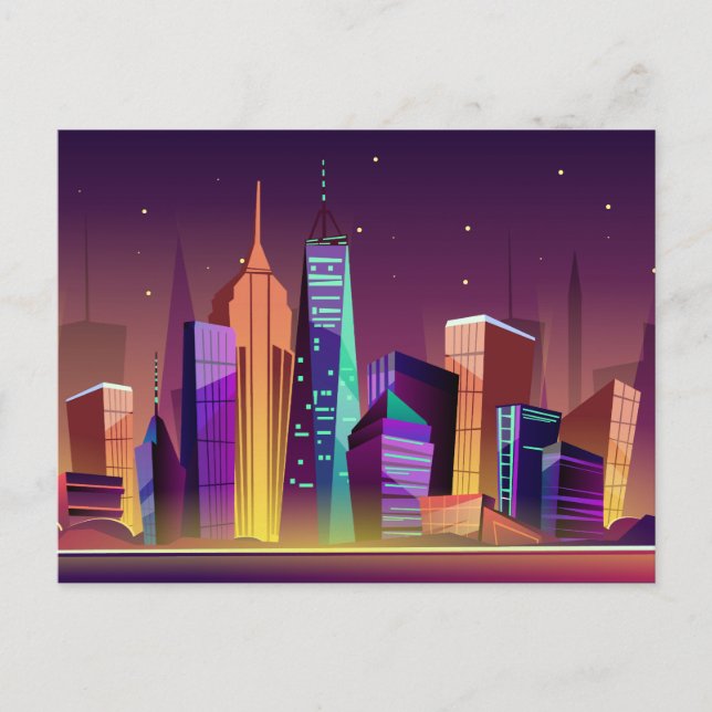 New York City Illustration postcard (Front)