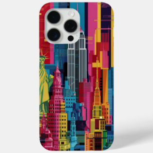 New York City in Kobra’s Vibrant Style iPhone Case