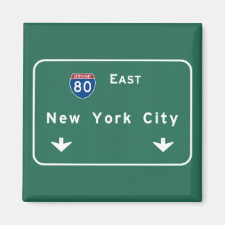 New York City Interstate Highway Freeway Road Sign Magnet