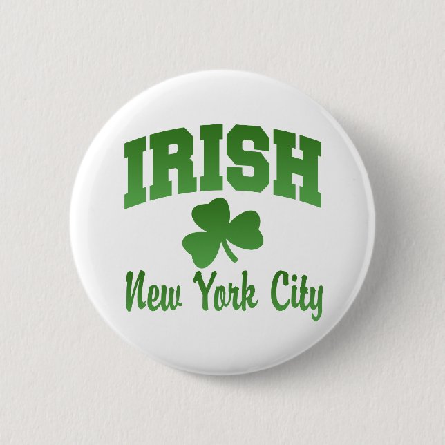 New York City Irish Button (Front)
