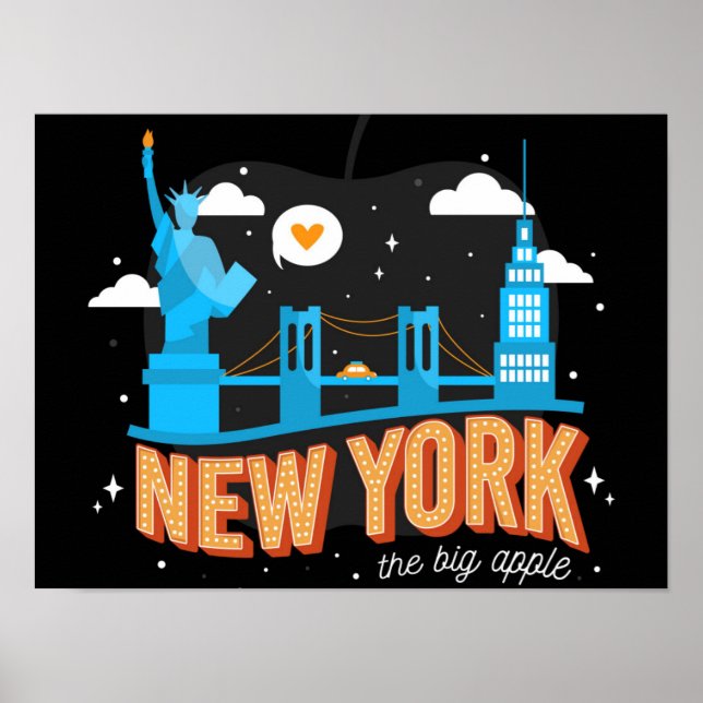 New York City Landmark Poster (Front)