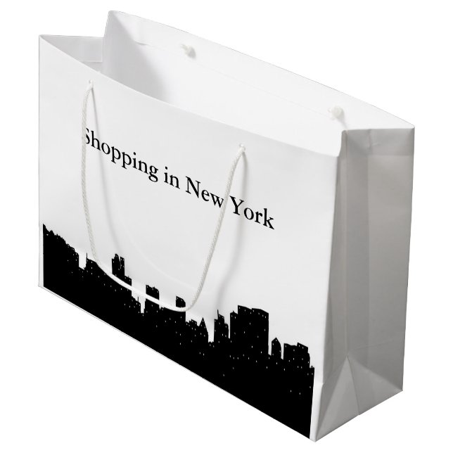 New York City Large Gift Bag (Front Angled)